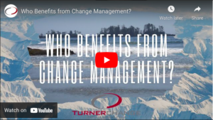 Who benefits from change management; iceberg framing ocean