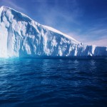 Iceberg in Blue Antarctic Waters